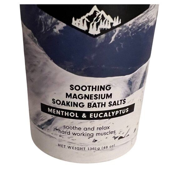 Brass & Cooper Australia Soothing Magnesium Soaking Bath Salts Menthol & Eucalyp - Picture 2 of 3